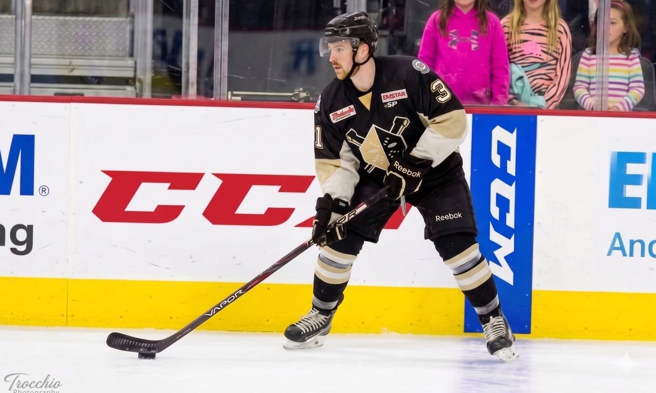 Dr. McLaughlin playing collegiate ice hockey